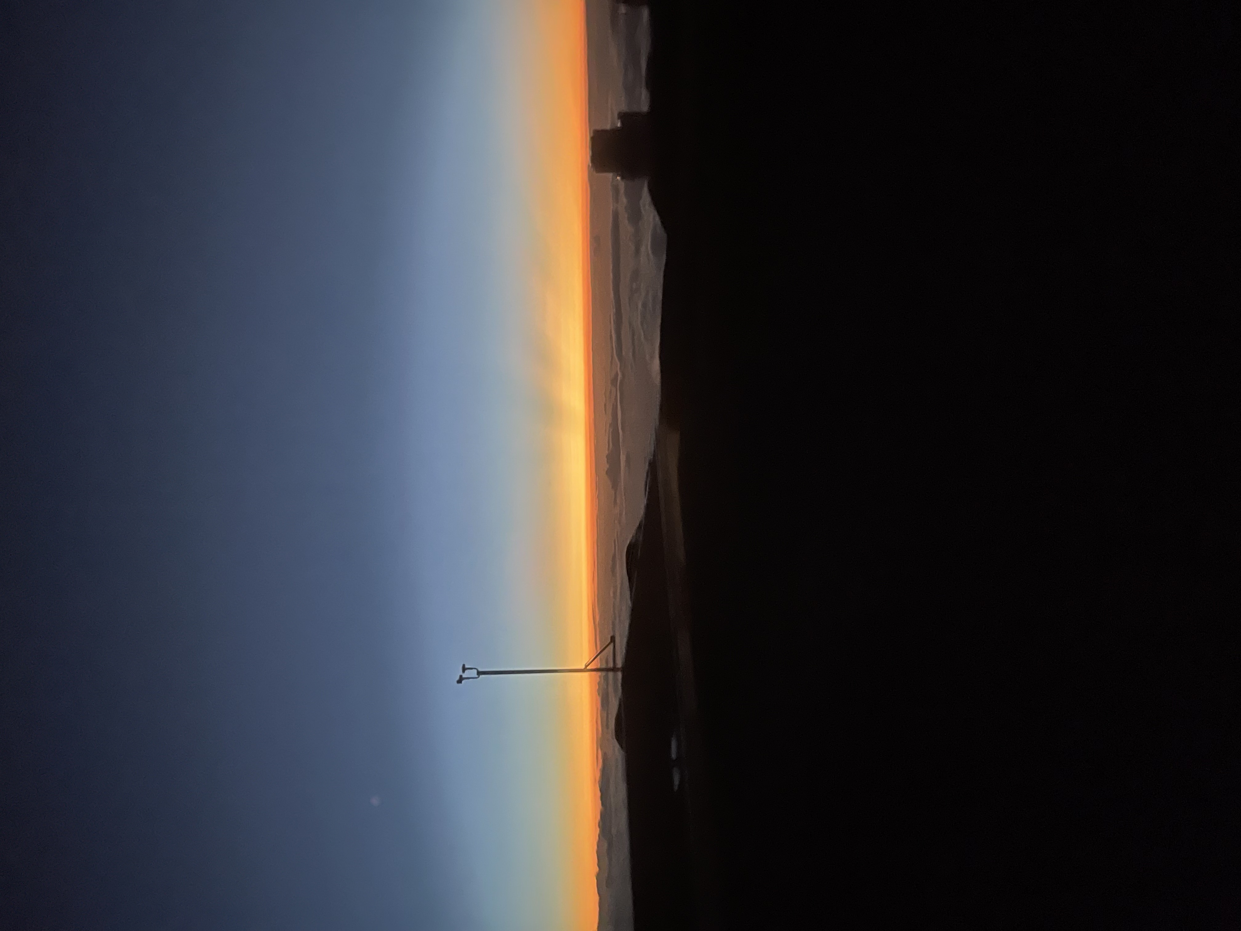 Mauna Kea silhouette during sunset